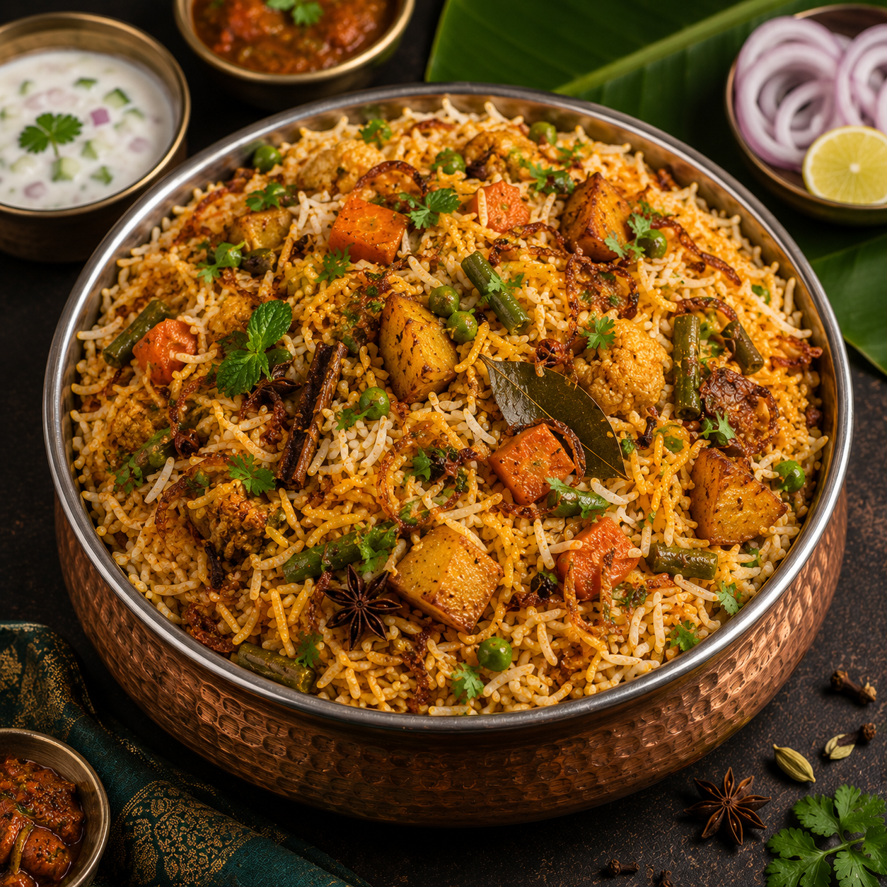Chettinad Veg Dum Biryani